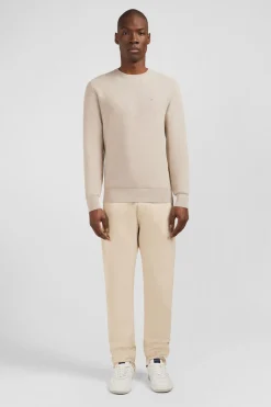 Pull Beige En Maille Fantaisie