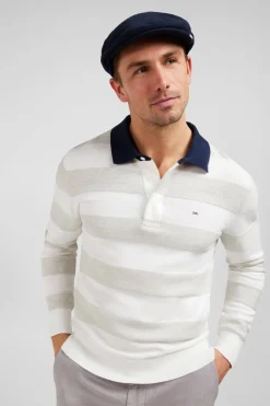 Pull Blanc A Rayures