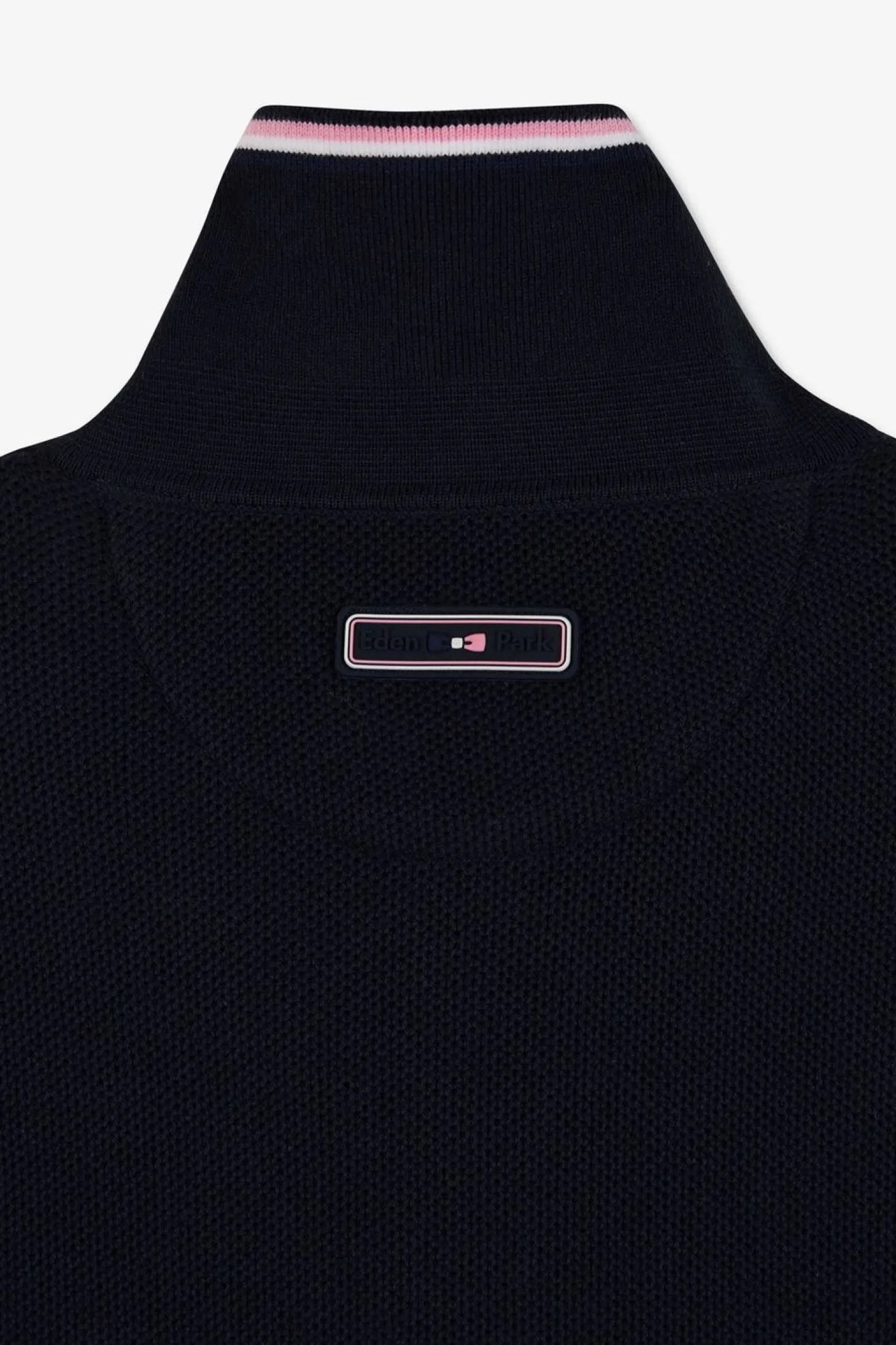 Pull Bleu Marine A Manches Courtes