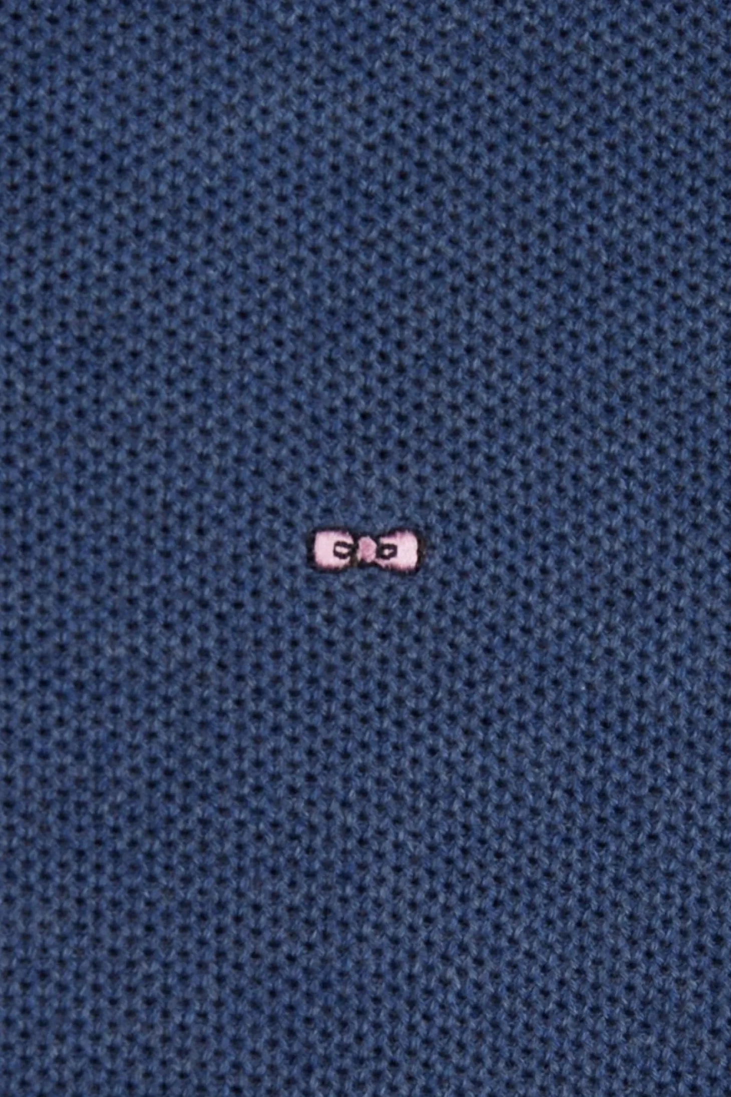 Pull Bleu Marine En Maille Fantaisie