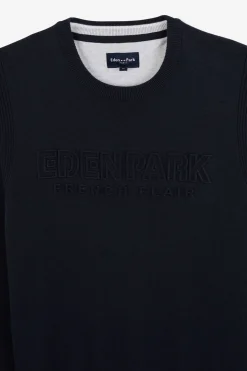 Pull Bleu Marine Uni