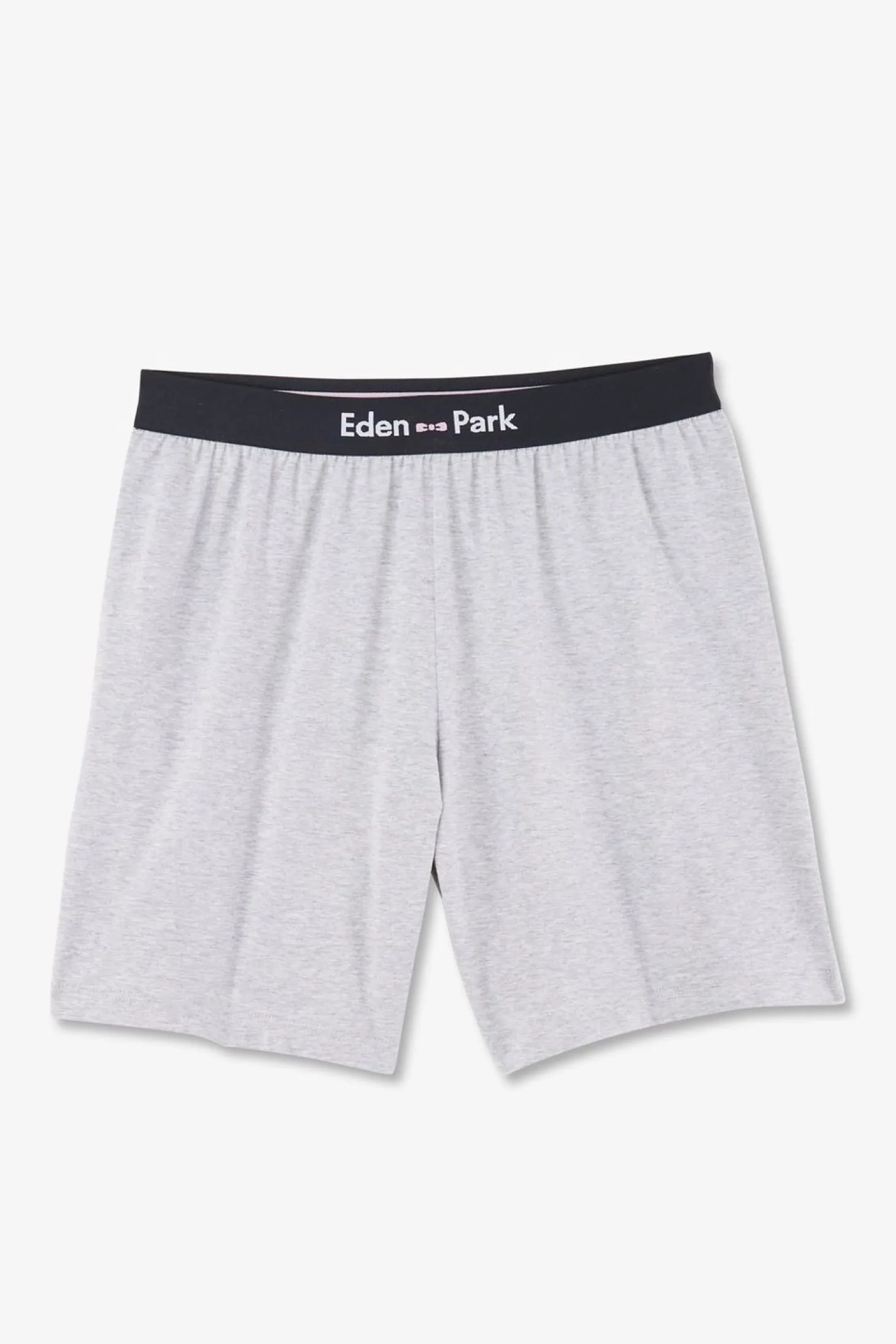 Pyjama Court Gris Logo Eden Park