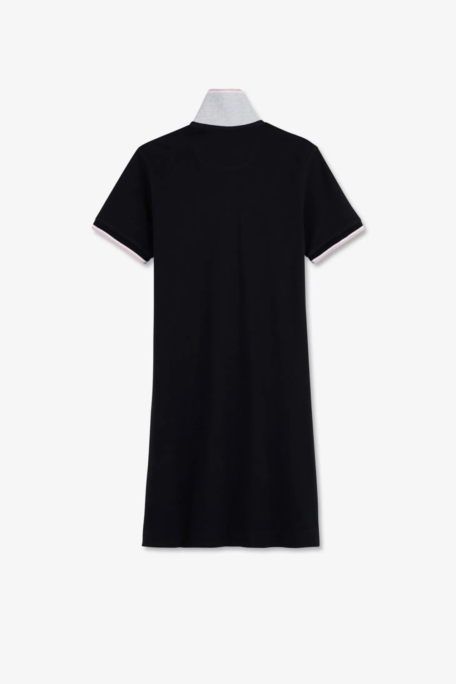Robe Bleu Fonce A Col Polo