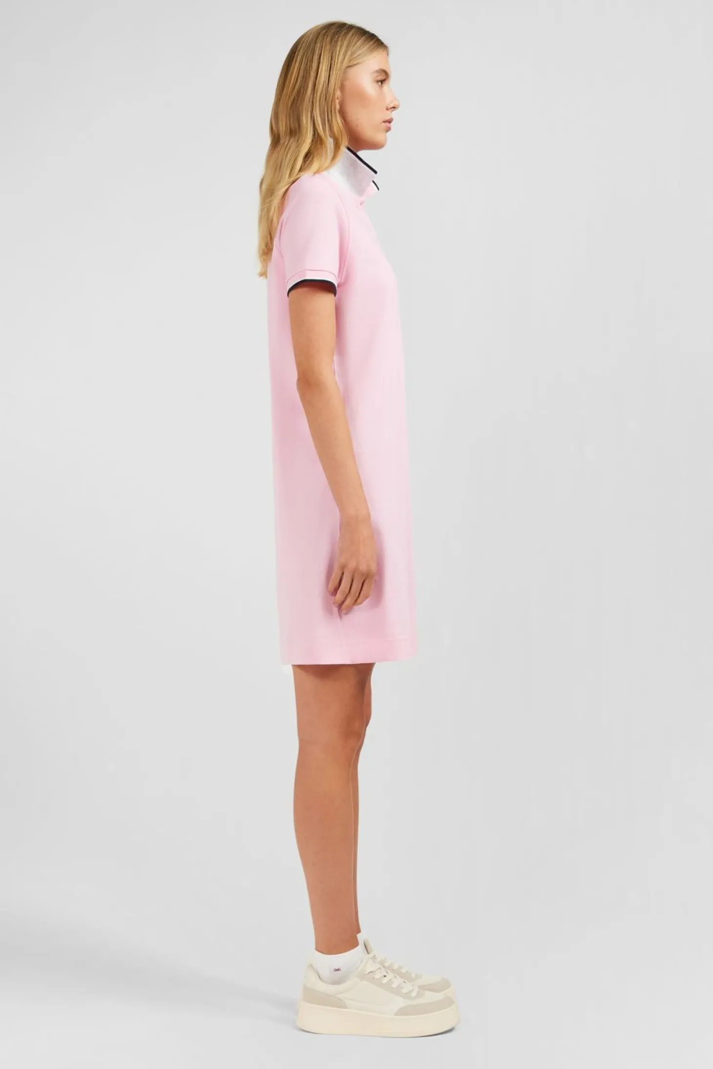 Robe Rose A Col Polo