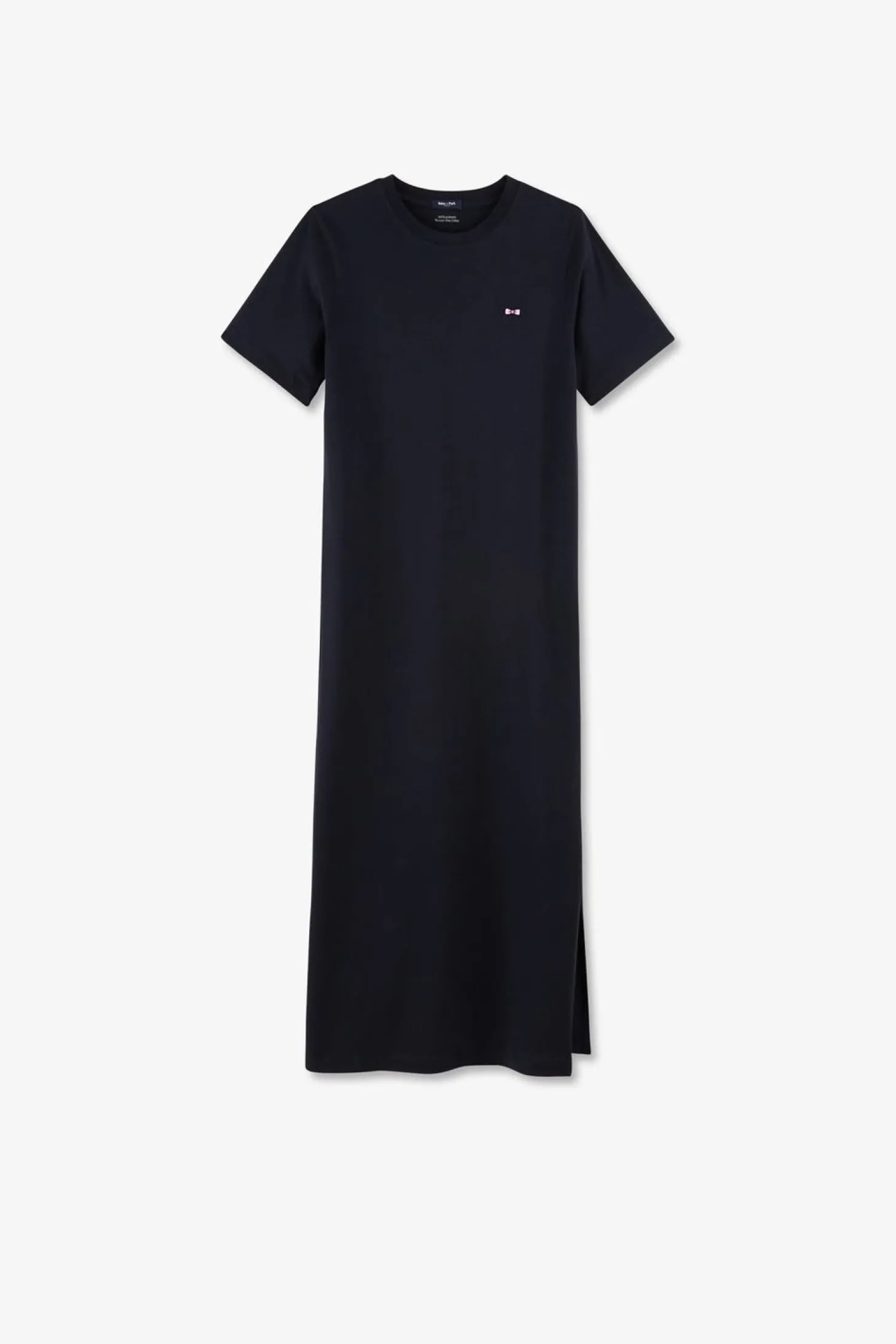 Robe T-Shirt Marine En Coton Pima
