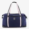 Sac De Voyage En Tissu Bleu Marine