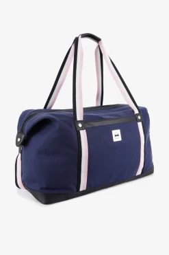 Sac De Voyage En Tissu Bleu Marine
