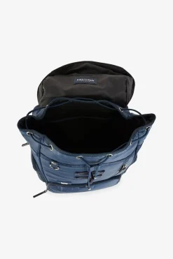 Sac À Dos Bleu Fonce Multipoches