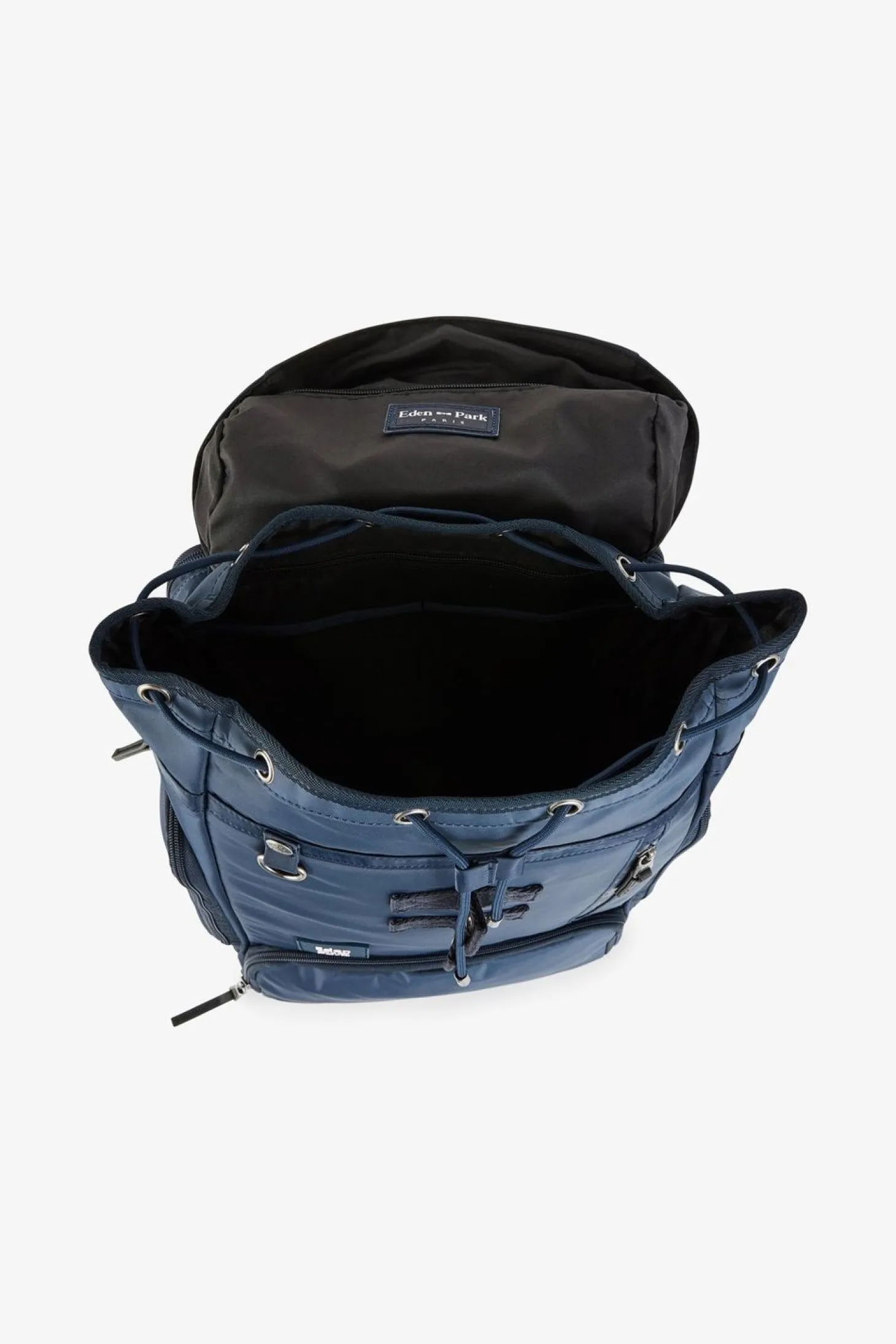 Sac À Dos Bleu Fonce Multipoches