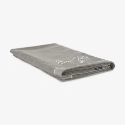 Serviette De Bain A Broderie Grise