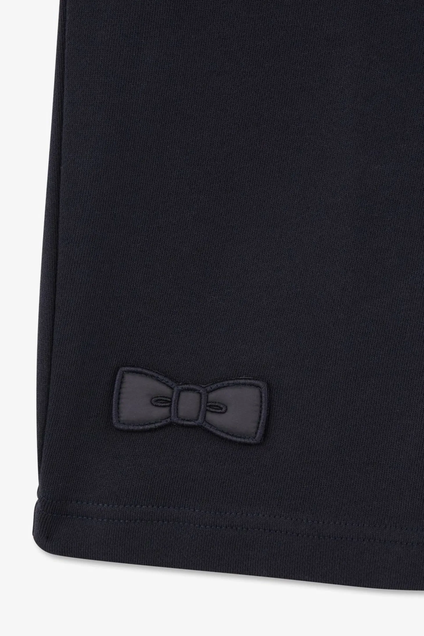 Short Bleu Marine A Details Brodes