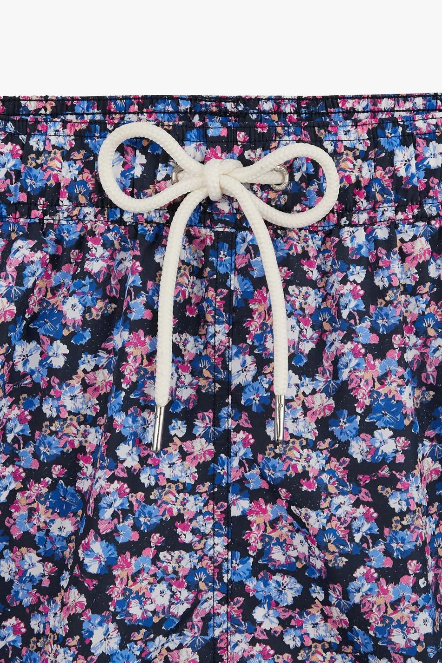 Short De Bain Rose Imprime Exclusif Fleurs