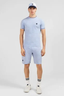 Short En Molleton Bleu Clair