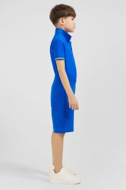 Short En Molleton Bleu Coupe Regular