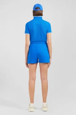Short En Molleton Bleu Coupe Regular
