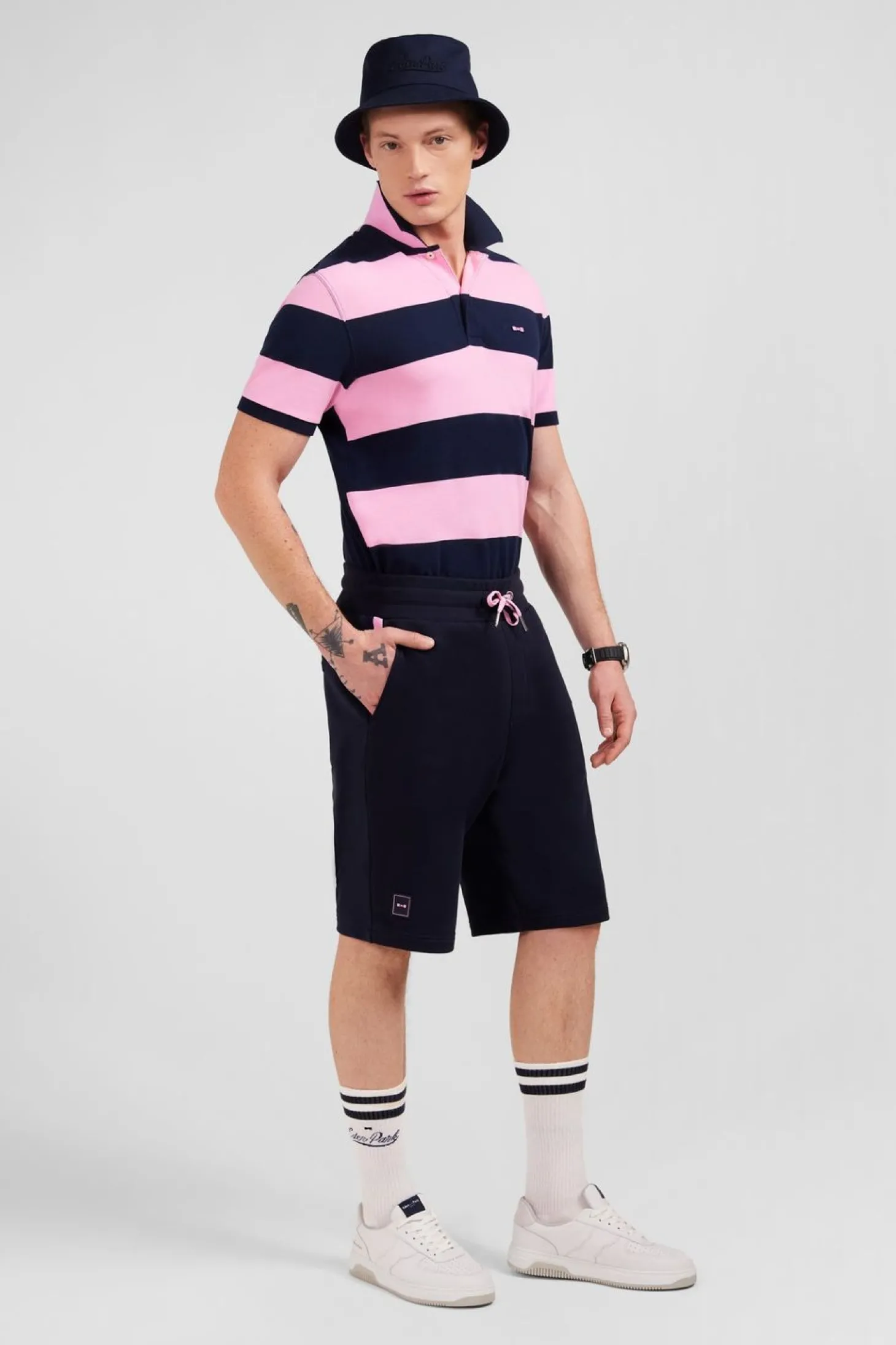 Short En Molleton Bleu Marine