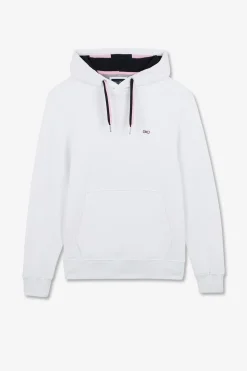 Sweat Blanc A Capuche