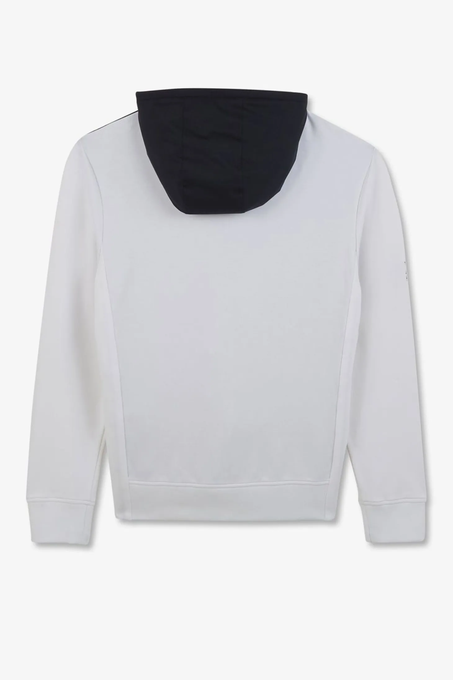 Sweat Blanc Zippe Colorblock Bimatiere Xv De France