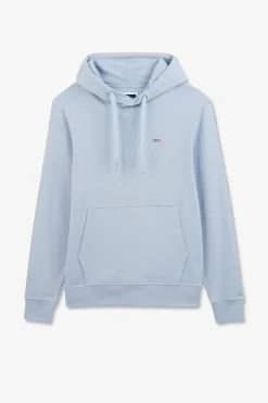 Sweat Bleu Clair A Capuche