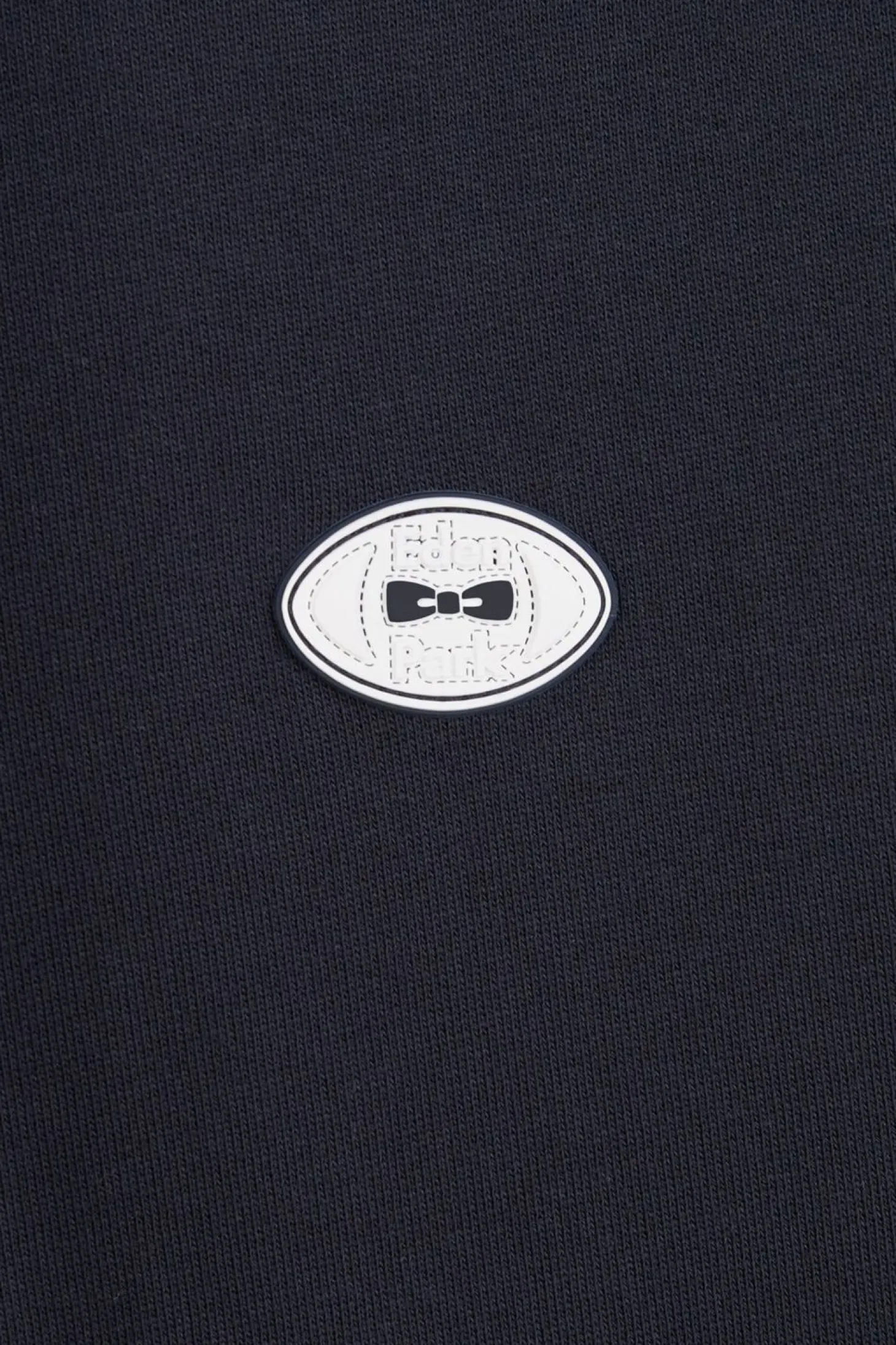 Sweat Bleu Fonce Uni A Capuche