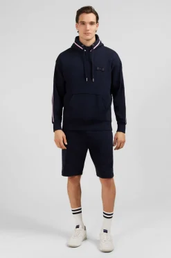 Sweat Bleu Marine A Capuche