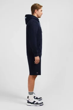Sweat Bleu Marine A Capuche