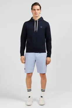 Sweat Bleu Marine A Capuche