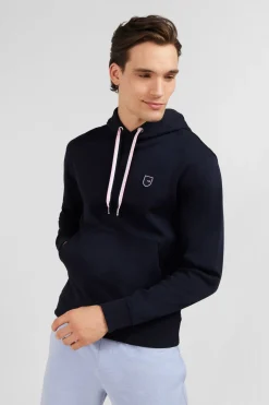 Sweat Bleu Marine A Capuche