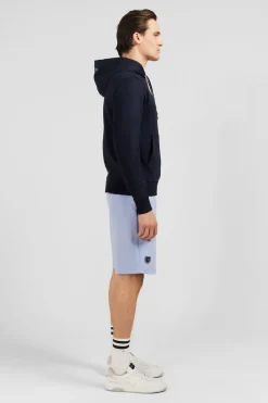 Sweat Bleu Marine A Capuche