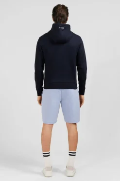 Sweat Bleu Marine A Capuche