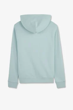 Sweatshirt A Capuche En Molleton Vert Embleme Noeud Papillon