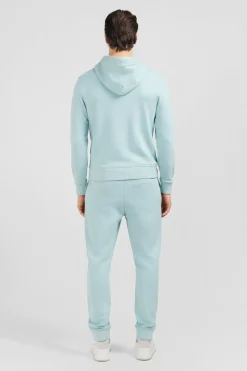 Sweatshirt A Capuche En Molleton Vert Embleme Noeud Papillon