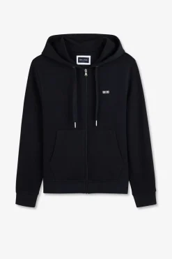 Sweatshirt A Capuche En Molleton Marine Embleme Noeud Papillon