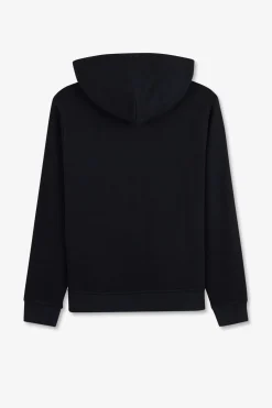 Sweatshirt A Capuche En Molleton Marine Embleme Noeud Papillon