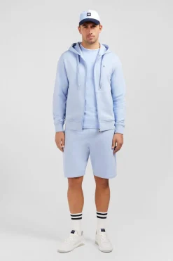 Sweatshirt A Capuche En Molleton Ciel Embleme Noeud Papillon
