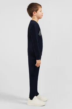 Sweatshirt Col Rond Serigraphie Eden Park En Molleton Coton