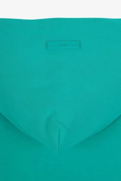 Sweat Vert Uni A Capuche