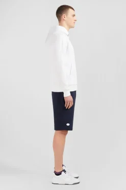 Sweat Zippe A Capuche Blanc