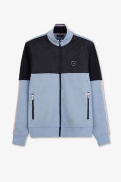 Sweat Zippe Bleu Clair