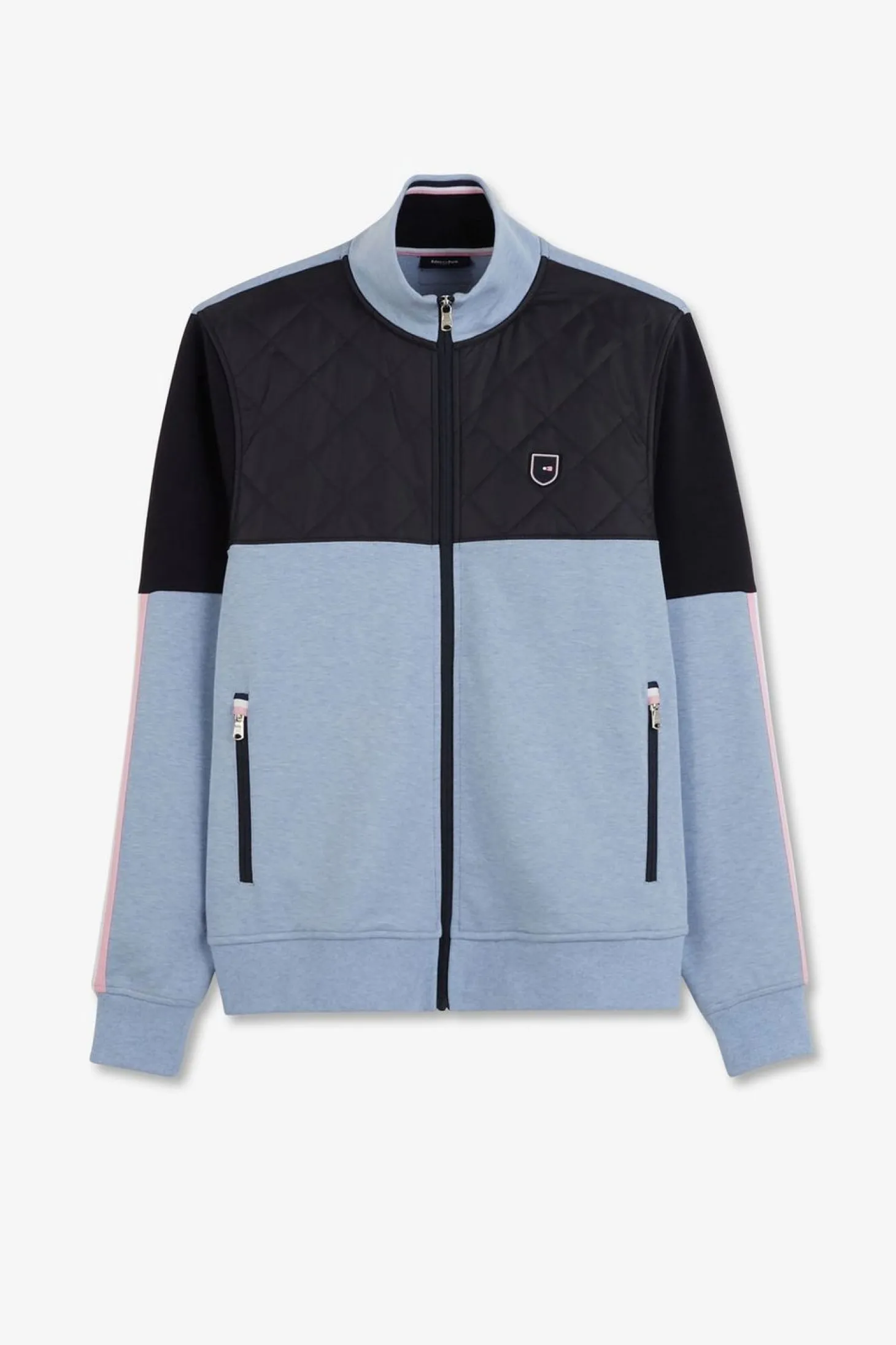 Sweat Zippe Bleu Clair