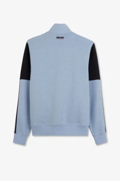 Sweat Zippe Bleu Clair