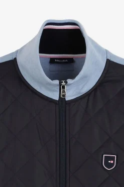 Sweat Zippe Bleu Clair