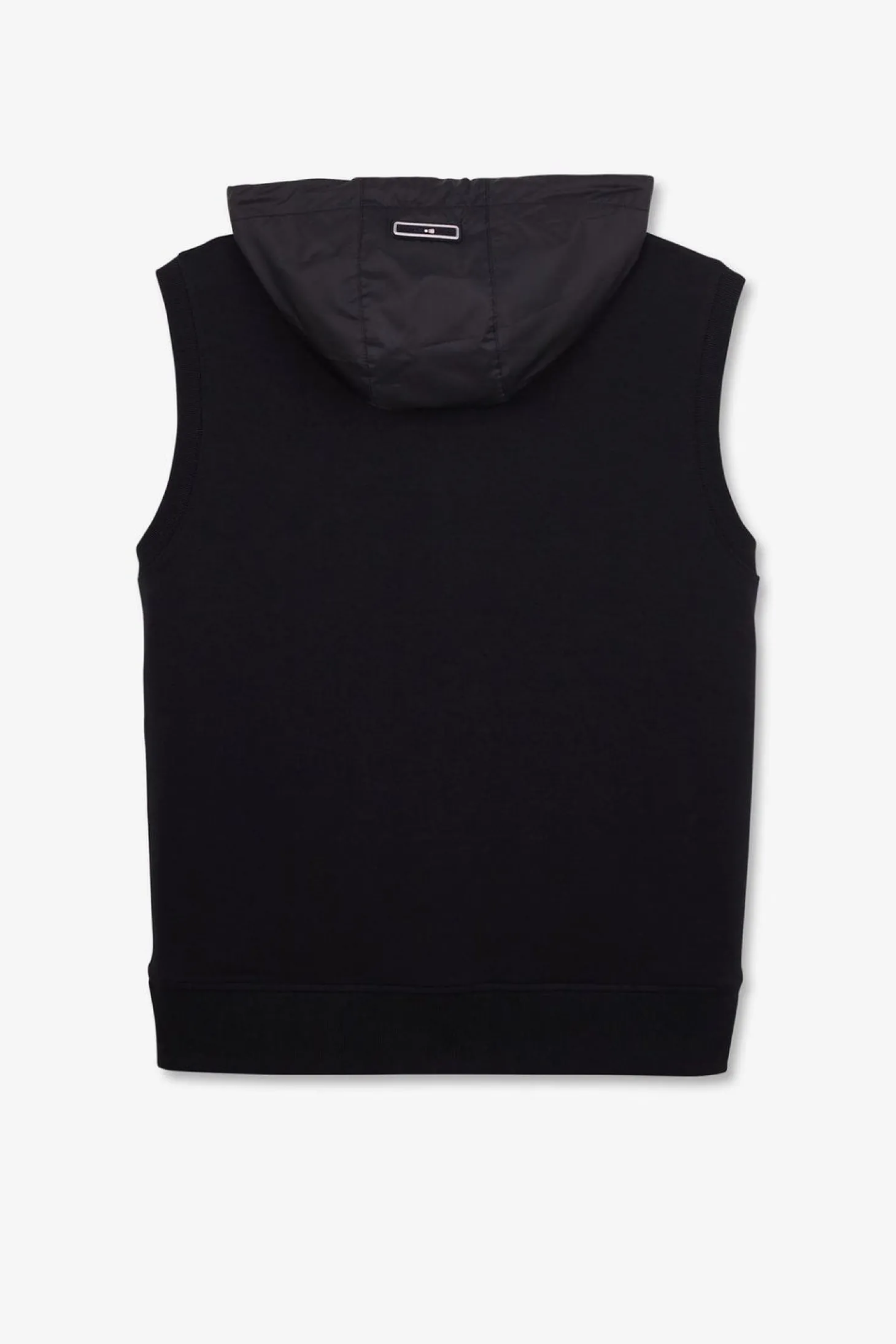 Sweat Zippe Bleu Marine Sans Manches