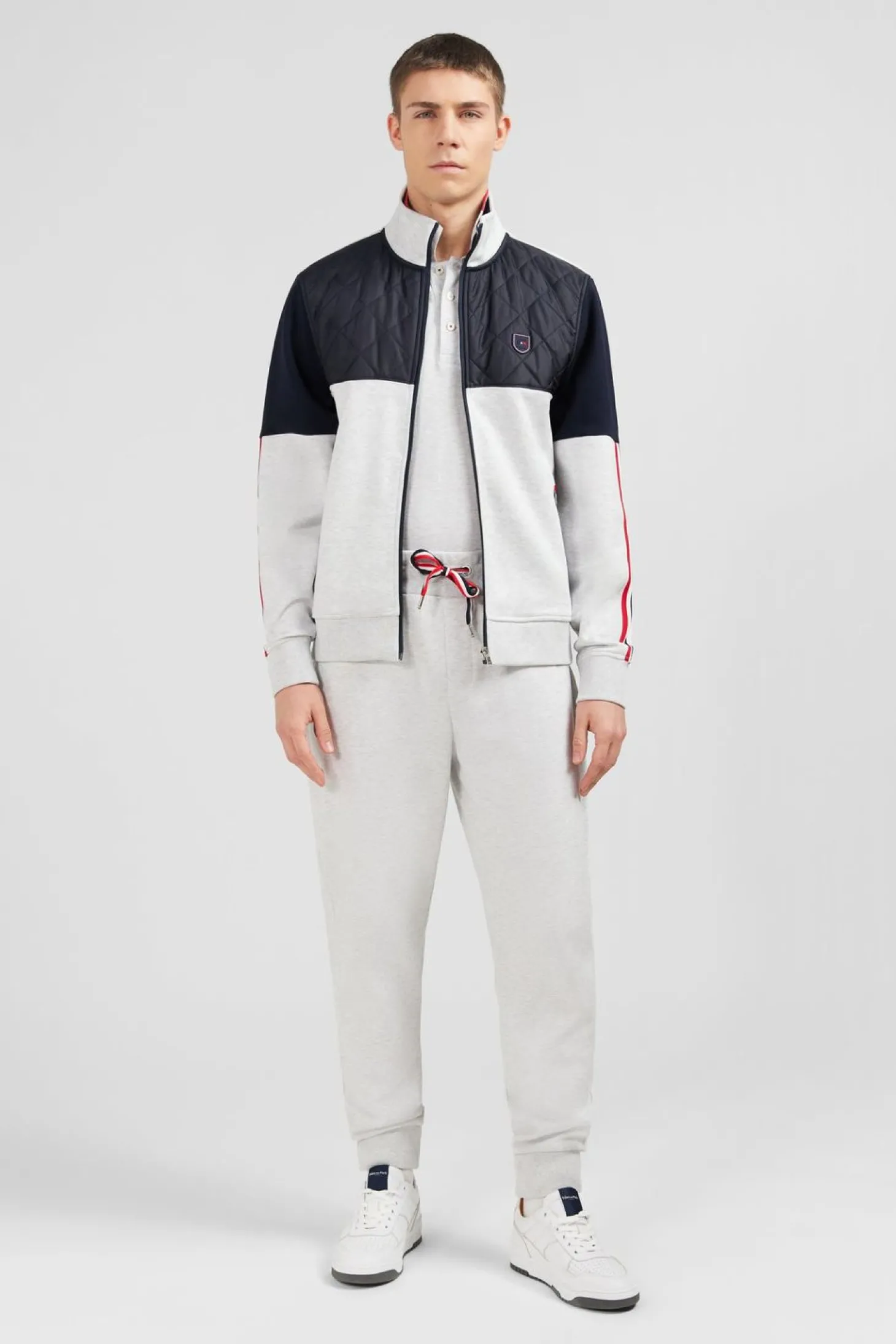 Sweat Zippe Gris
