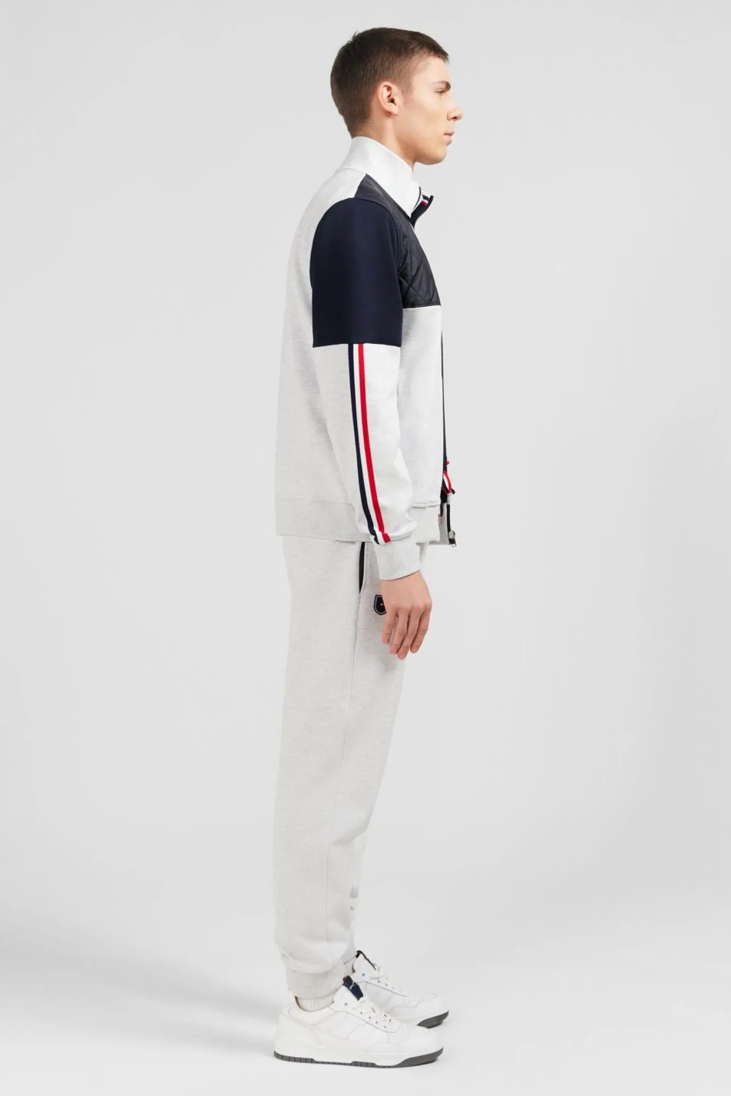 Sweat Zippe Gris