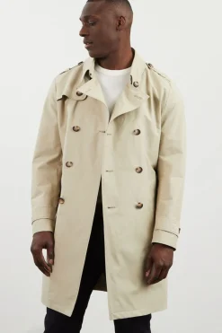 Trench Coat Deperlant Beige