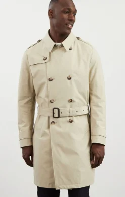 Trench Coat Deperlant Beige
