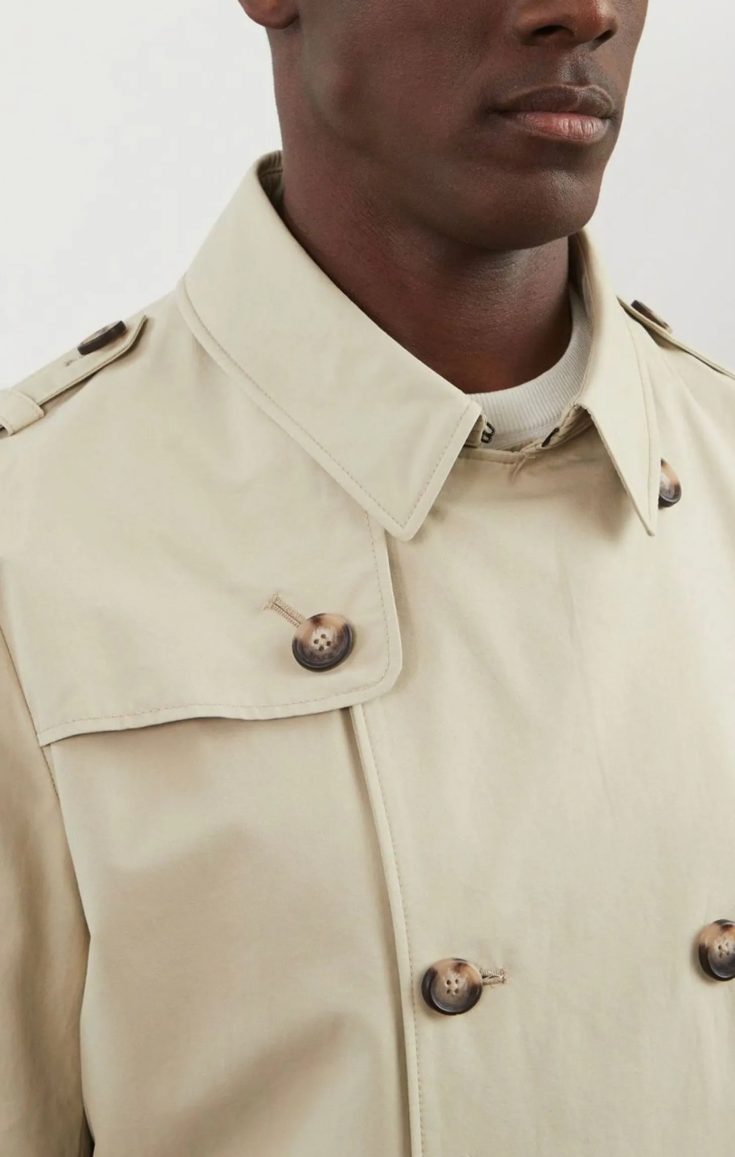 Trench Coat Deperlant Beige