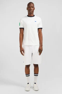 T-Shirt A Manches Courtes Blanc