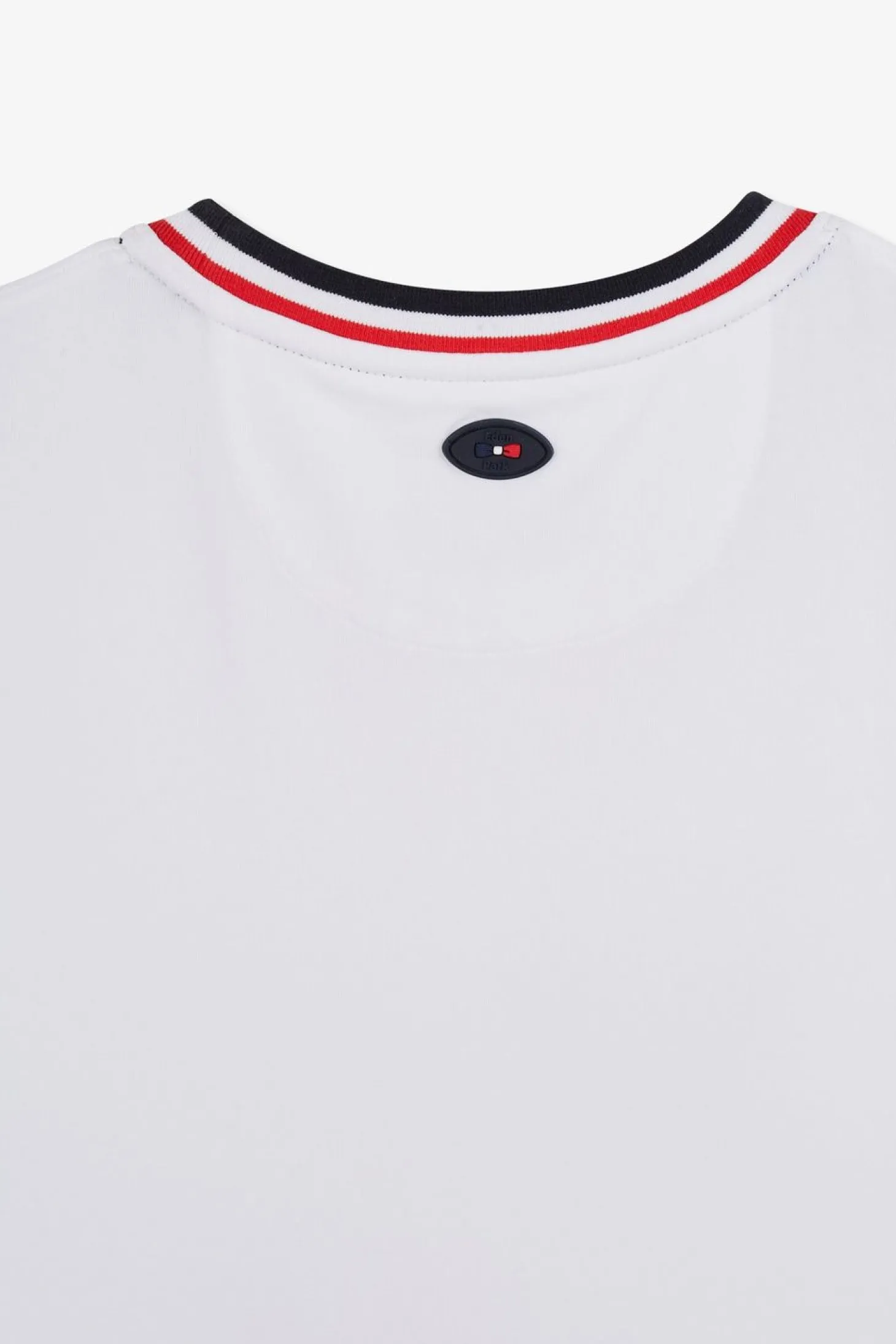T-Shirt A Manches Courtes Blanc Imprime Xv De France